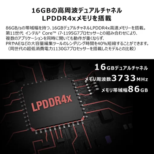 GPD Pocket 3（Pentium Gold 7505/16GB/512GB）国内正規版 - 画像 (5)