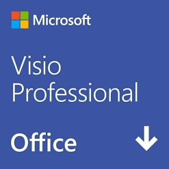 Microsoft Visio Professional 2019/2021/2024(最新 永続版)|オンラインコード版|Windows11、10|PC1台