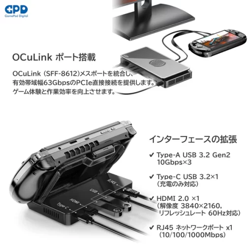 GPD WIN4 2024（Ryzen 7 8840U）国内正規版 - 画像 (5)