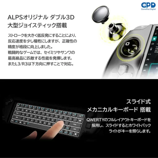 GPD WIN4 2024（Ryzen 7 8840U）国内正規版 - 画像 (6)