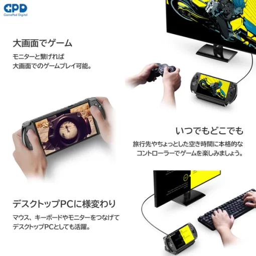 GPD WIN4 2025（Ryzen 8840U/Ryzen AI 9 HX 370）国内正規版 - 画像 (7)
